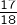 {\frac{17}{18}}