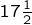 {17\frac{1}{2}}