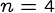 {n = 4}